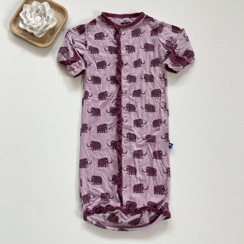 Kickee Pants Woolly Mammoth Sleeper Gown